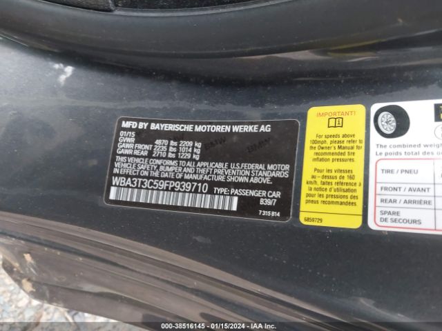 Photo 8 VIN: WBA3T3C59FP939710 - BMW 435 
