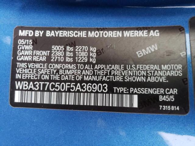 Photo 9 VIN: WBA3T7C50F5A36903 - BMW 435 XI 