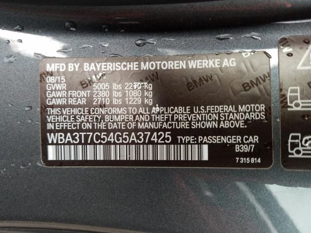 Photo 9 VIN: WBA3T7C54G5A37425 - BMW 435 XI 