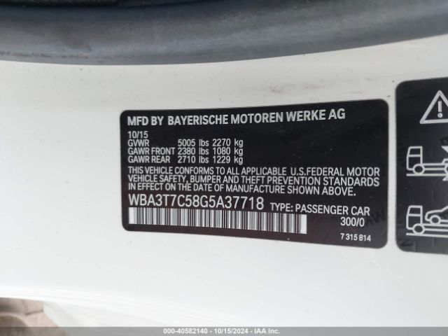 Photo 8 VIN: WBA3T7C58G5A37718 - BMW 435I 