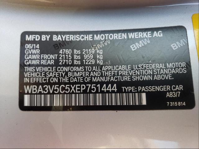 Photo 9 VIN: WBA3V5C5XEP751444 - BMW 428 I 