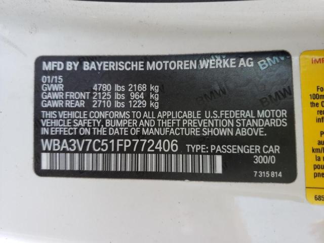 Photo 9 VIN: WBA3V7C51FP772406 - BMW 428 I SULE 