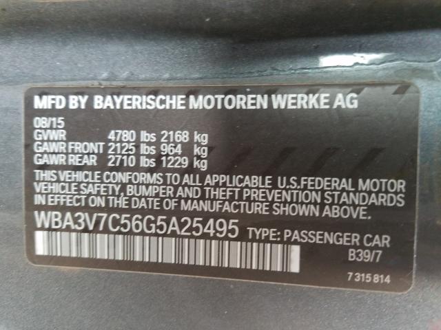 Photo 9 VIN: WBA3V7C56G5A25495 - BMW 428 I SULE 