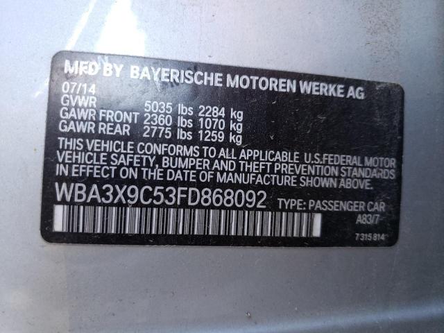 Photo 9 VIN: WBA3X9C53FD868092 - BMW 335 XIGT 