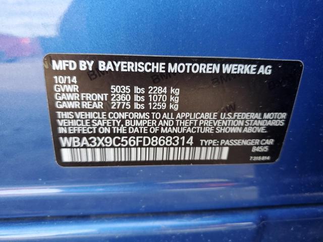 Photo 12 VIN: WBA3X9C56FD868314 - BMW 335 XIGT 