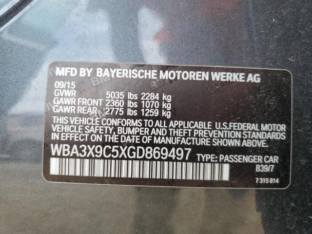 Photo 12 VIN: WBA3X9C5XGD869497 - BMW 3 SERIES GT 