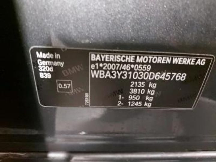 Photo 11 VIN: WBA3Y31030D645768 - BMW 3 GRAN TURISMO DIESEL 