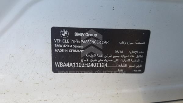 Photo 2 VIN: WBA4A1103FD401124 - BMW 420 I 