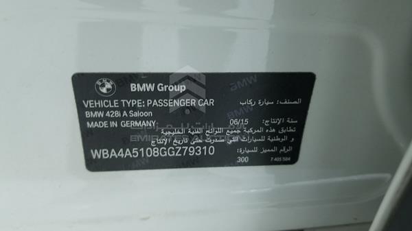 Photo 2 VIN: WBA4A5108GGZ79310 - BMW 428 