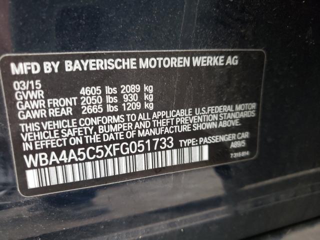 Photo 9 VIN: WBA4A5C5XFG051733 - BMW 428I 