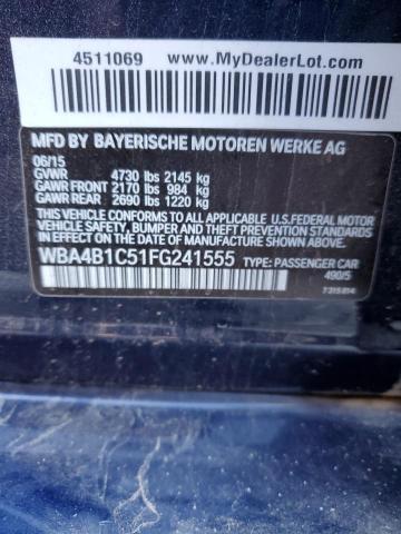 Photo 11 VIN: WBA4B1C51FG241555 - BMW 435 I GRAN 