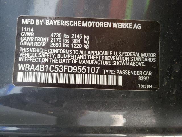 Photo 9 VIN: WBA4B1C53FD955107 - BMW 435 I GRAN 