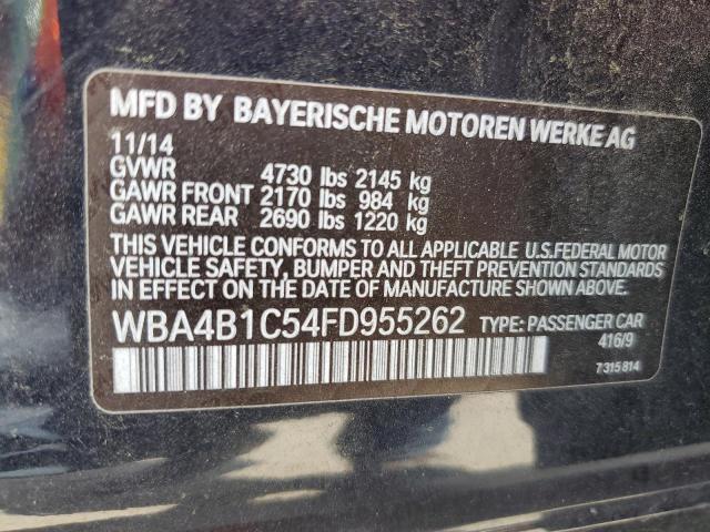 Photo 11 VIN: WBA4B1C54FD955262 - BMW 435 I GRAN 