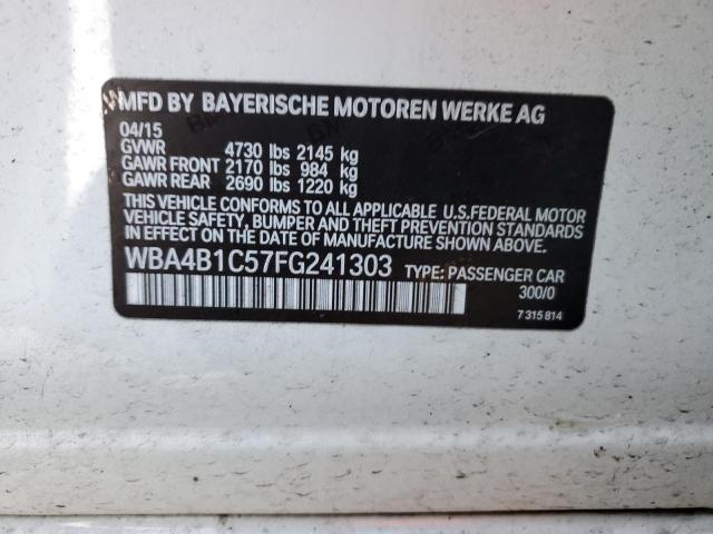 Photo 11 VIN: WBA4B1C57FG241303 - BMW 4 SERIES 