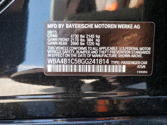 Photo 9 VIN: WBA4B1C58GG241814 - BMW 435 I GRAN 