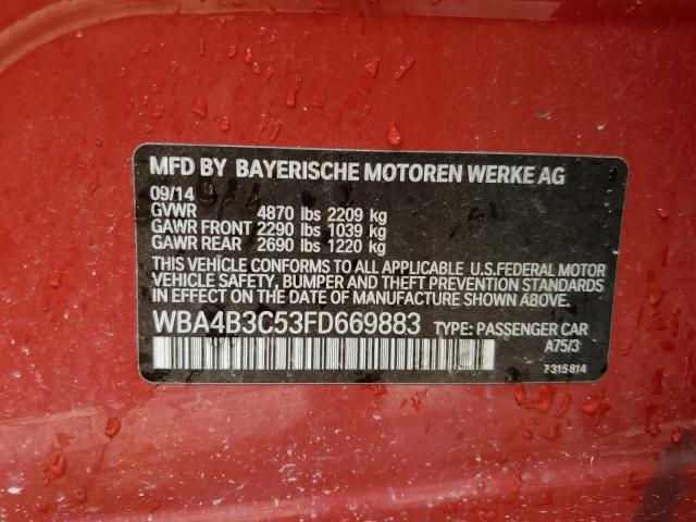 Photo 12 VIN: WBA4B3C53FD669883 - BMW 435 XI GRA 