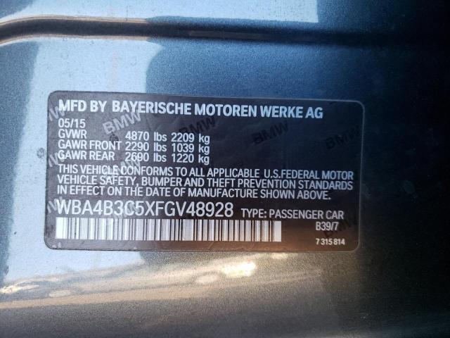 Photo 9 VIN: WBA4B3C5XFGV48928 - BMW 435 XI GRA 