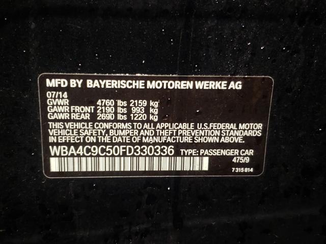 Photo 9 VIN: WBA4C9C50FD330336 - BMW 428 XI GRA 