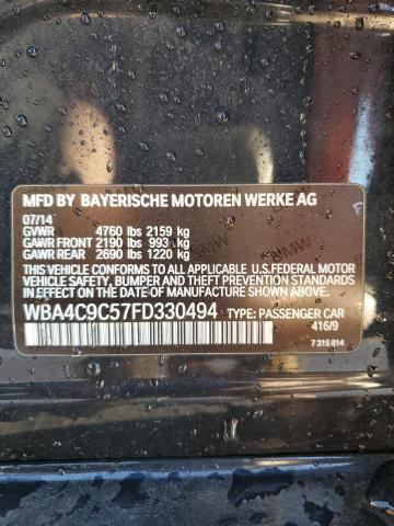 Photo 11 VIN: WBA4C9C57FD330494 - BMW 428 XI GRA 