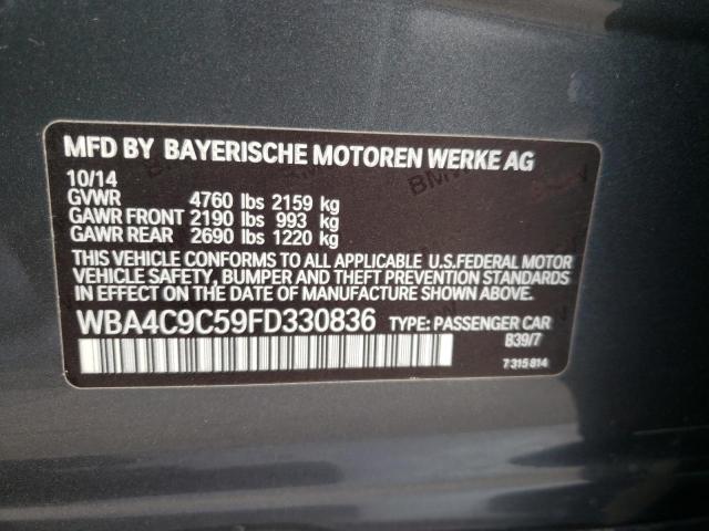 Photo 9 VIN: WBA4C9C59FD330836 - BMW 428 XI GRA 