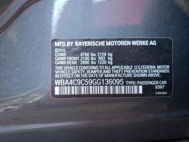 Photo 9 VIN: WBA4C9C59GG136095 - BMW 428 XI GRA 