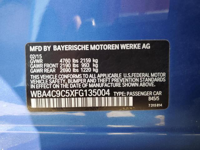 Photo 11 VIN: WBA4C9C5XFG135004 - BMW 4 SERIES 