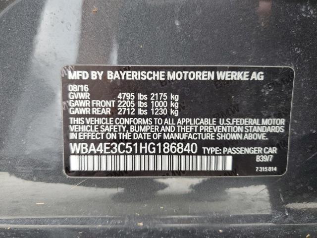 Photo 11 VIN: WBA4E3C51HG186840 - BMW 440I GRAN 