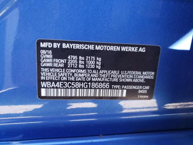 Photo 11 VIN: WBA4E3C58HG186866 - BMW 4 SERIES 