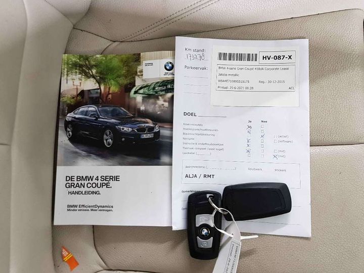 Photo 20 VIN: WBA4E71000G519175 - BMW 418D 