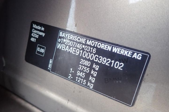 Photo 13 VIN: WBA4E91000G392102 - BMW SERIE 4 GRAN COUPE 