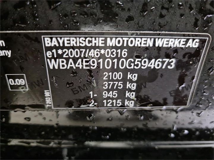 Photo 6 VIN: WBA4E91030G594673 - BMW 4 