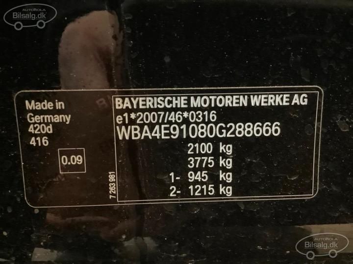 Photo 6 VIN: WBA4E91080G288666 - BMW 4 SERIES GRAN COUP 