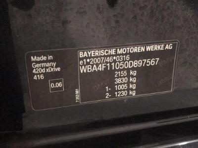 Photo 12 VIN: WBA4F11050D897567 - BMW 4 GRAN COUPE DIESEL 