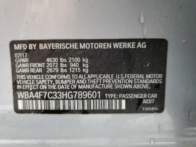 Photo 12 VIN: WBA4F7C33HG789601 - BMW 430I GRAN 