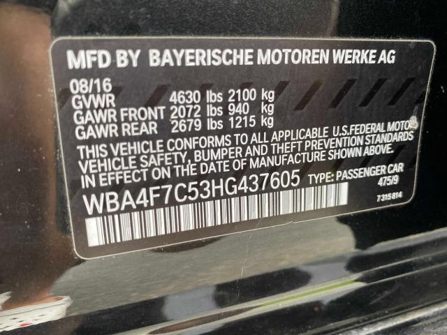 Photo 9 VIN: WBA4F7C53HG437605 - BMW 430I GRAN 