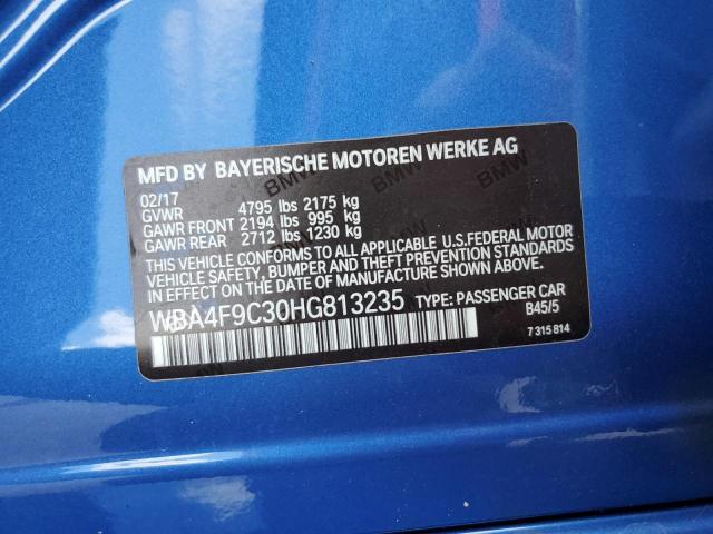 Photo 12 VIN: WBA4F9C30HG813235 - BMW 4 SERIES 