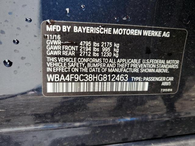 Photo 11 VIN: WBA4F9C38HG812463 - BMW 4 SERIES 