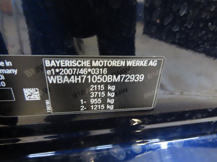 Photo 13 VIN: WBA4H71050BM72939 - BMW 4 