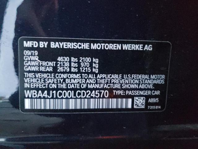 Photo 11 VIN: WBA4J1C00LCD24570 - BMW 4 SERIES 