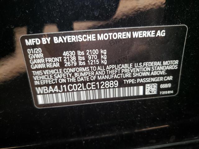 Photo 9 VIN: WBA4J1C02LCE12889 - BMW 430I GRAN 