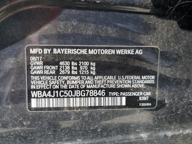 Photo 11 VIN: WBA4J1C50JBG78846 - BMW 430I GRAN 