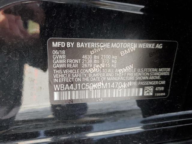 Photo 11 VIN: WBA4J1C50KBM14704 - BMW 4 SERIES 