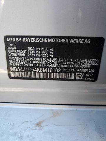 Photo 11 VIN: WBA4J1C54KBM16102 - BMW 430I 