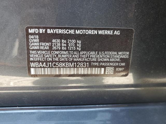 Photo 11 VIN: WBA4J1C58KBM12831 - BMW 430I GRAN 