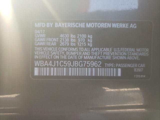 Photo 11 VIN: WBA4J1C59JBG75962 - BMW 430I GRAN 