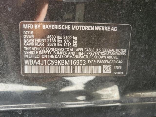 Photo 11 VIN: WBA4J1C59KBM16953 - BMW 430I GRAN 