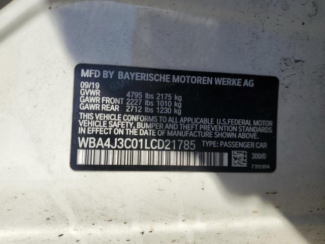 Photo 11 VIN: WBA4J3C01LCD21785 - BMW 430XI GRAN 