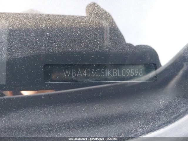 Photo 8 VIN: WBA4J3C51KBL09598 - BMW 430XI 