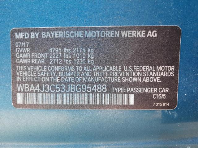 Photo 9 VIN: WBA4J3C53JBG95488 - BMW 430I 