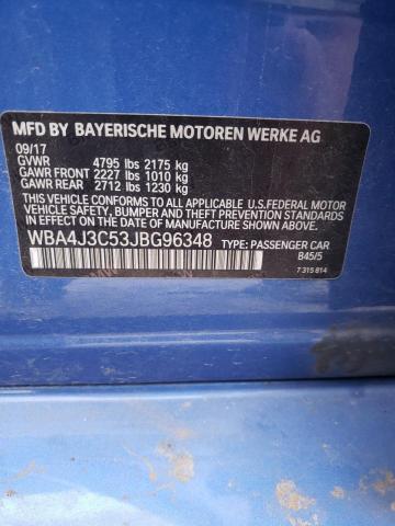 Photo 11 VIN: WBA4J3C53JBG96348 - BMW 430I 